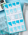 Sizzix - 49 and Market - Framelits Dies w/Stamps - Painted Palettes-ScrapbookPal