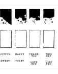 Sizzix - 49 and Market - Framelits Dies w/Stamps - Painted Palettes-ScrapbookPal