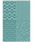 Sizzix - Catherine Pooler - 3-D Textured Impressions Embossing Folder - Posh Patterns-ScrapbookPal