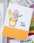 Sizzix - Catherine Pooler - Clear Stamps - Bunny Bits & Blooms-ScrapbookPal