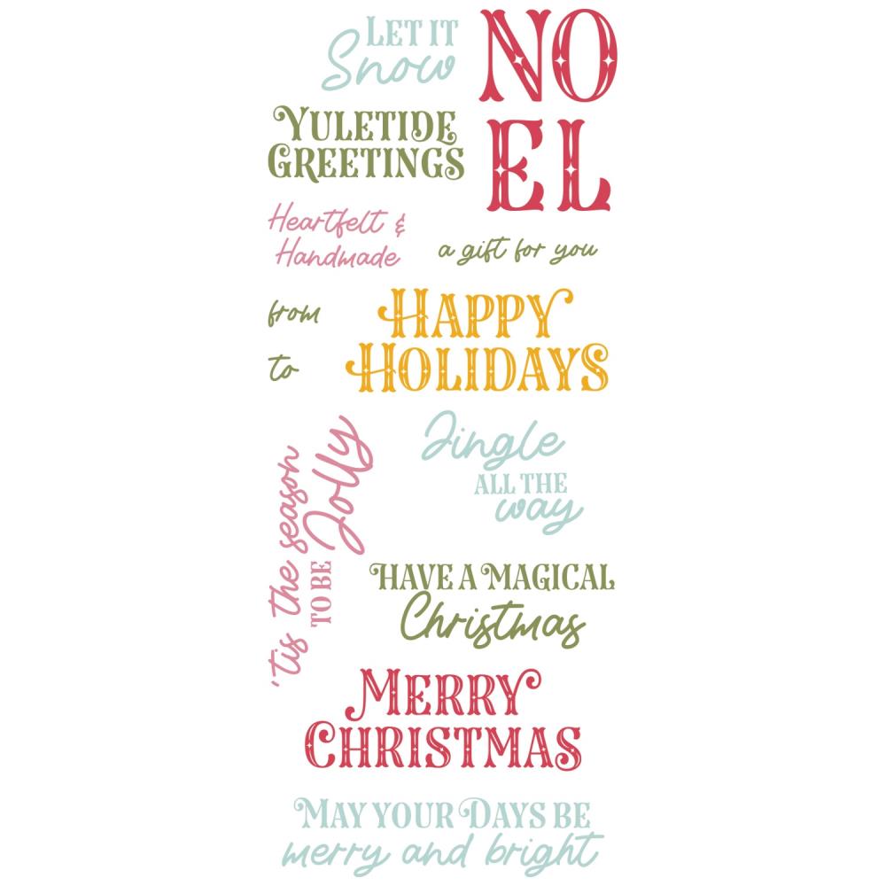 Sizzix - Catherine Pooler - Clear Stamps - Greetings of the Season-ScrapbookPal