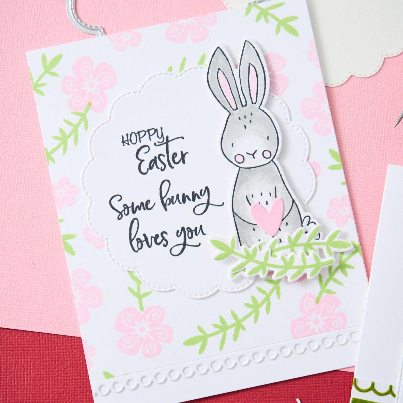 Sizzix - Catherine Pooler - Thinlits Dies - Bunny Bits &amp; Blooms 