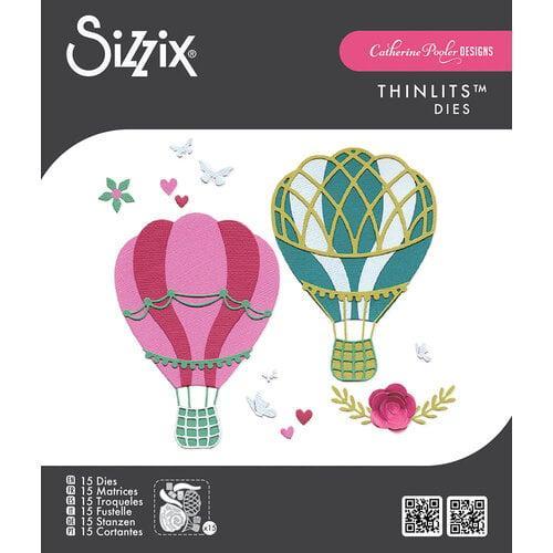 Sizzix - Catherine Pooler - Thinlits Dies - Floating Fancy-ScrapbookPal