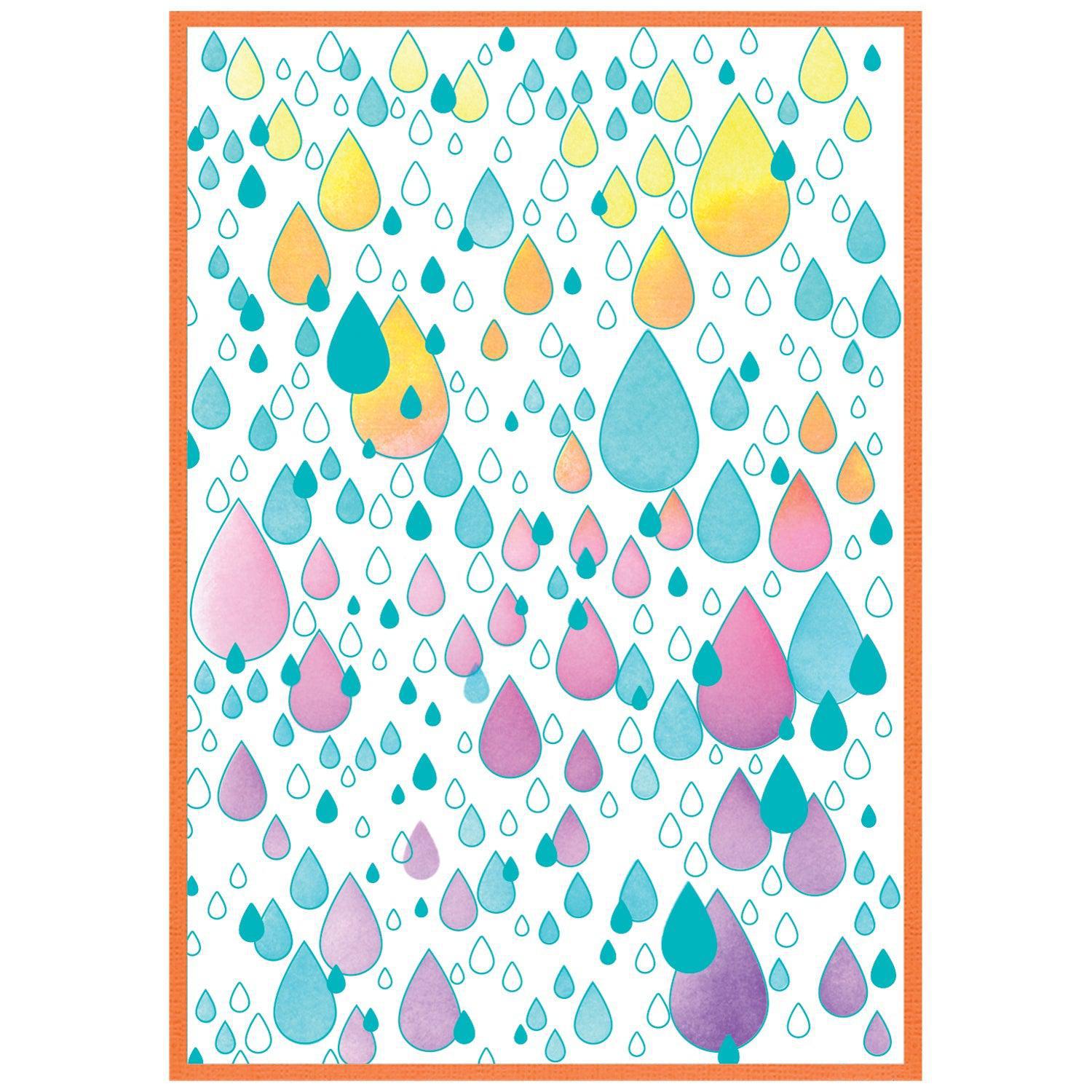Sizzix - Clear Stamps - Drip, Drip, Drop-ScrapbookPal