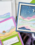 Sizzix - Clear Stamps & Framelits Dies - Creative Coordinations, Mountain High-ScrapbookPal