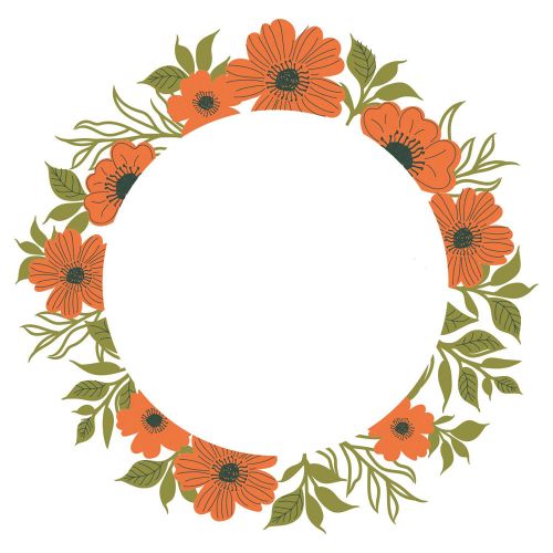 Sizzix - Clear Stamps - Layered Botanic Wreath-ScrapbookPal