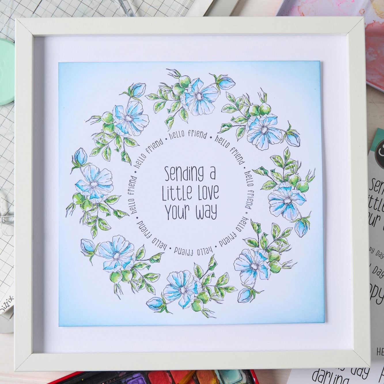Sizzix - Clear Stamps - Wildflower Botanicals-ScrapbookPal