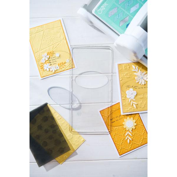 Sizzix - Dimensional Diffuser - Oval Plate and Insert-ScrapbookPal