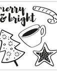 Sizzix - Framelits Dies w/Stamps - Merry Motifs-ScrapbookPal