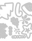 Sizzix - Framelits Dies w/Stamps - Merry Motifs-ScrapbookPal