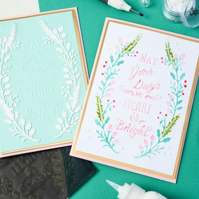Sizzix - Layered Stencils - Merry &amp; Bright 