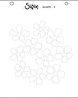 Sizzix - Layered Stencils - Watercolour Flowers & Lattice-ScrapbookPal