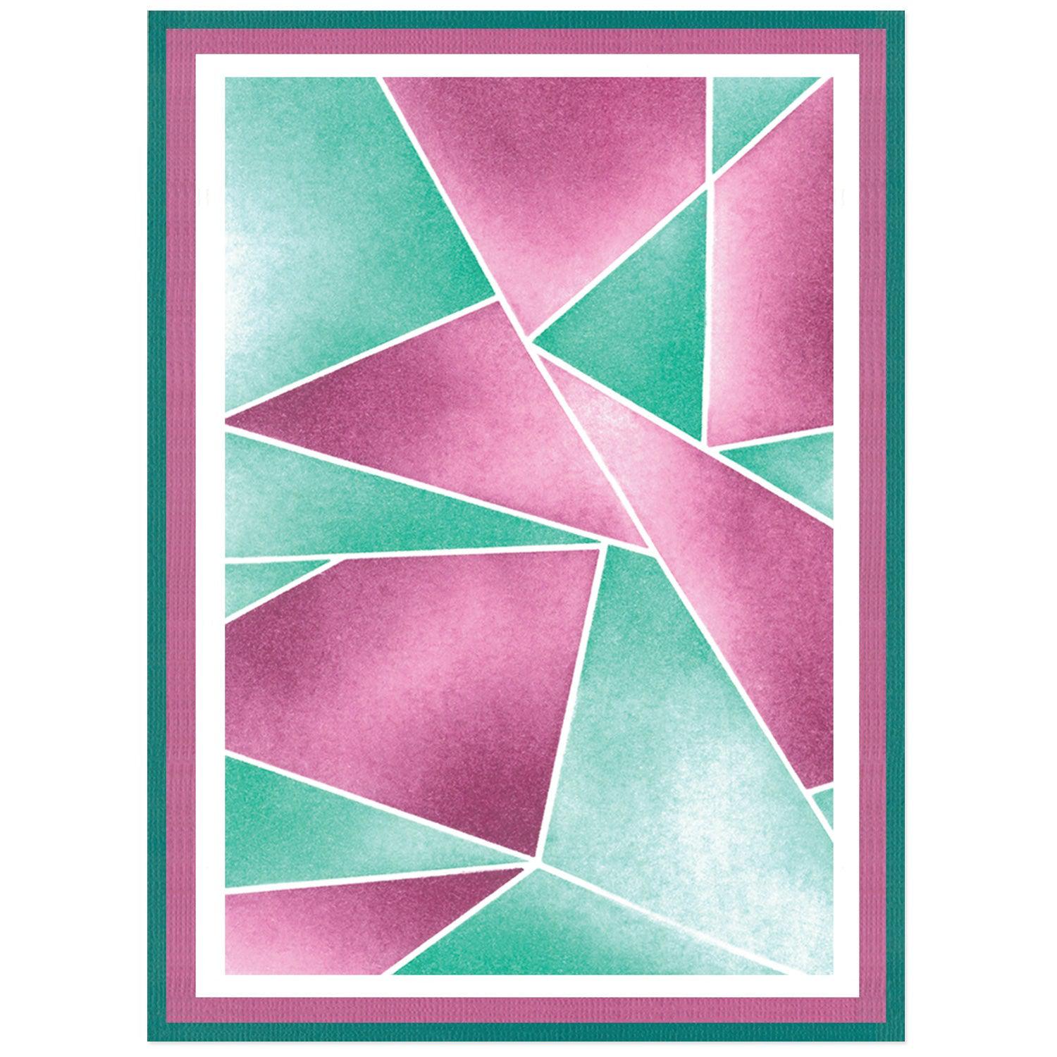 Sizzix - Stencils - Cosmopolitan, Down the Line 