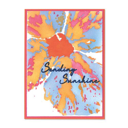Sizzix - Stencils - Cosmopolitan, Floral Impressions-ScrapbookPal