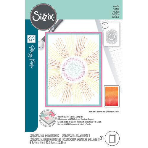 Sizzix - Stencils - Cosmopolitan, Shine Bright 