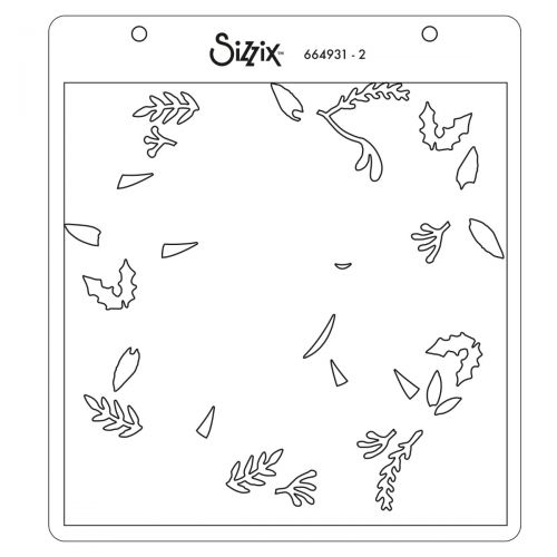 Sizzix - Stencils - Layered Dove-ScrapbookPal