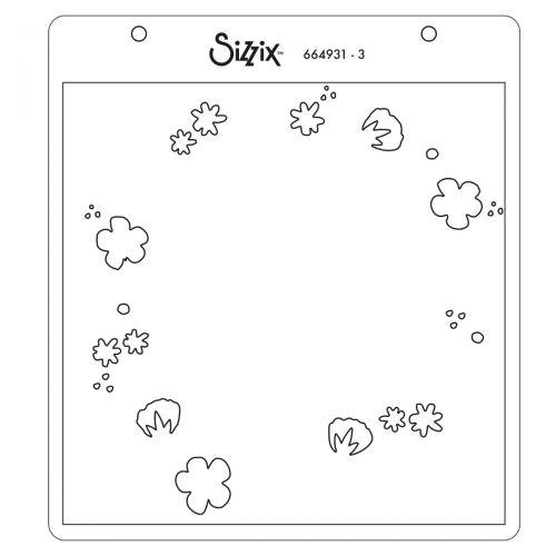 Sizzix - Stencils - Layered Dove-ScrapbookPal