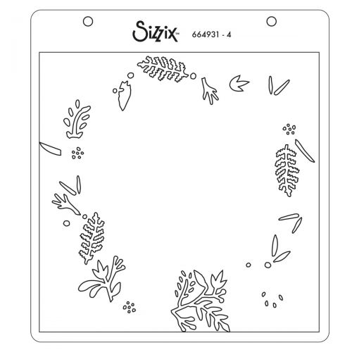 Sizzix - Stencils - Layered Dove-ScrapbookPal