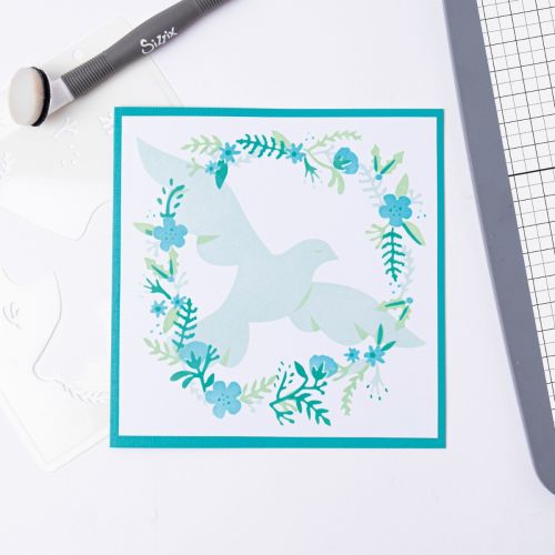 Sizzix - Stencils - Layered Dove-ScrapbookPal