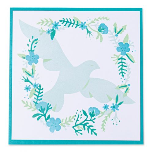 Sizzix - Stencils - Layered Dove-ScrapbookPal