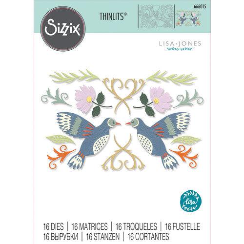 Sizzix - Thinlits Dies - Birds & Blossoms-ScrapbookPal