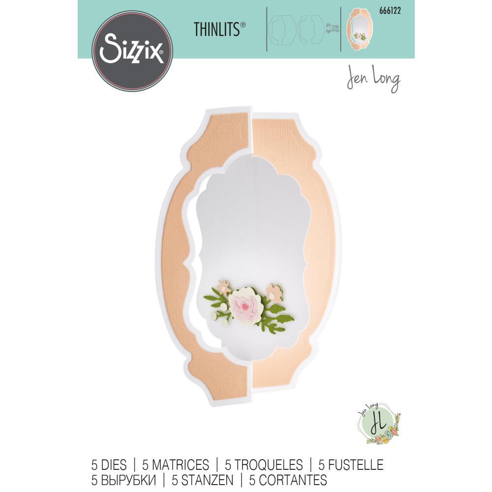 Sizzix - Thinlits Dies - Card Label-ScrapbookPal