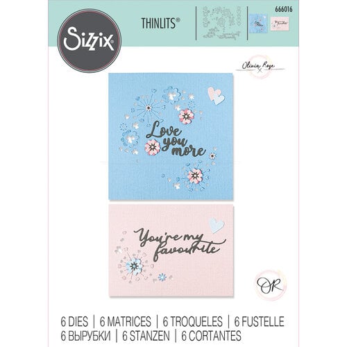 Sizzix - Thinlits Dies - Cut-Pop Valentine-ScrapbookPal