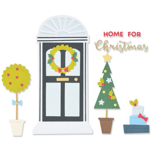 Sizzix - Thinlits Dies - Home for Christmas-ScrapbookPal