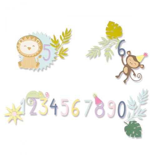 Sizzix - Thinlits Dies - Jungle Fun-ScrapbookPal