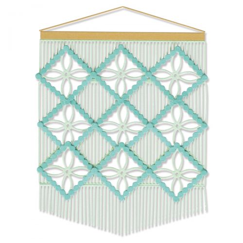 Sizzix - Thinlits Dies - Macramé Card Front-ScrapbookPal
