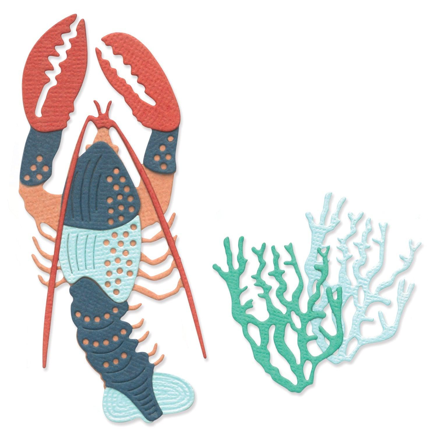 Sizzix - Thinlits Dies - Ocean Critters-ScrapbookPal
