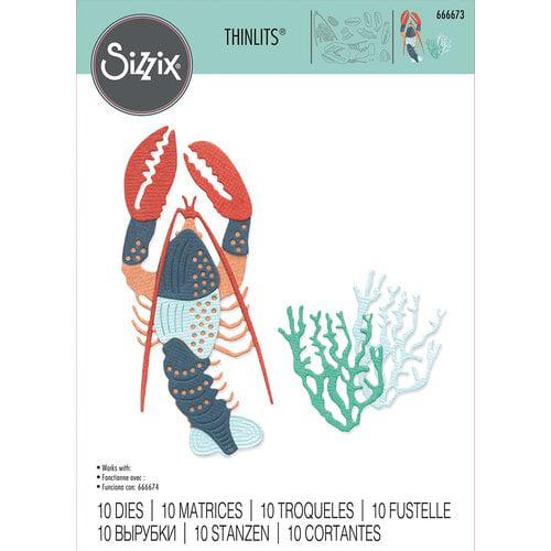 Sizzix - Thinlits Dies - Ocean Critters-ScrapbookPal