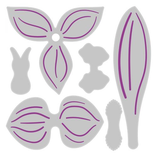 Sizzix - Thinlits Dies - Orchid-ScrapbookPal