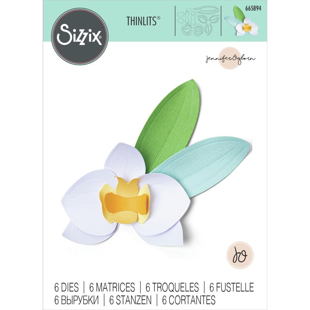 Sizzix - Thinlits Dies - Orchid-ScrapbookPal