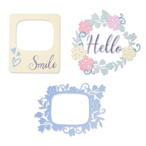 Sizzix - Thinlits Dies - Rounded Picture Frames-ScrapbookPal