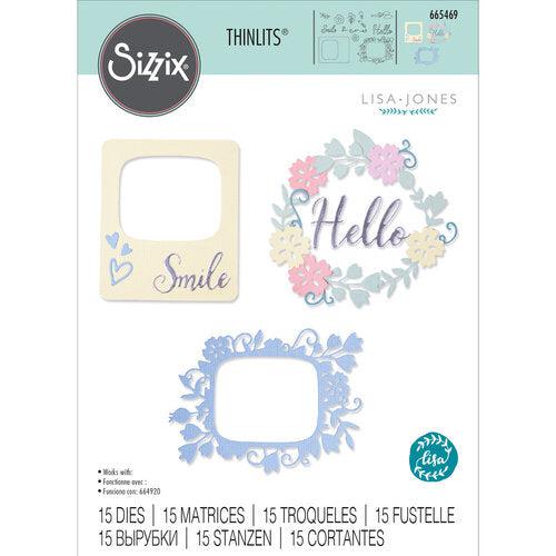 Sizzix - Thinlits Dies - Rounded Picture Frames-ScrapbookPal