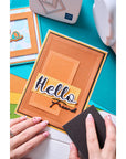 Sizzix - Thinlits Dies - Take Twos, Hello Sentiment-ScrapbookPal