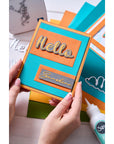 Sizzix - Thinlits Dies - Take Twos, Hello Sentiment-ScrapbookPal