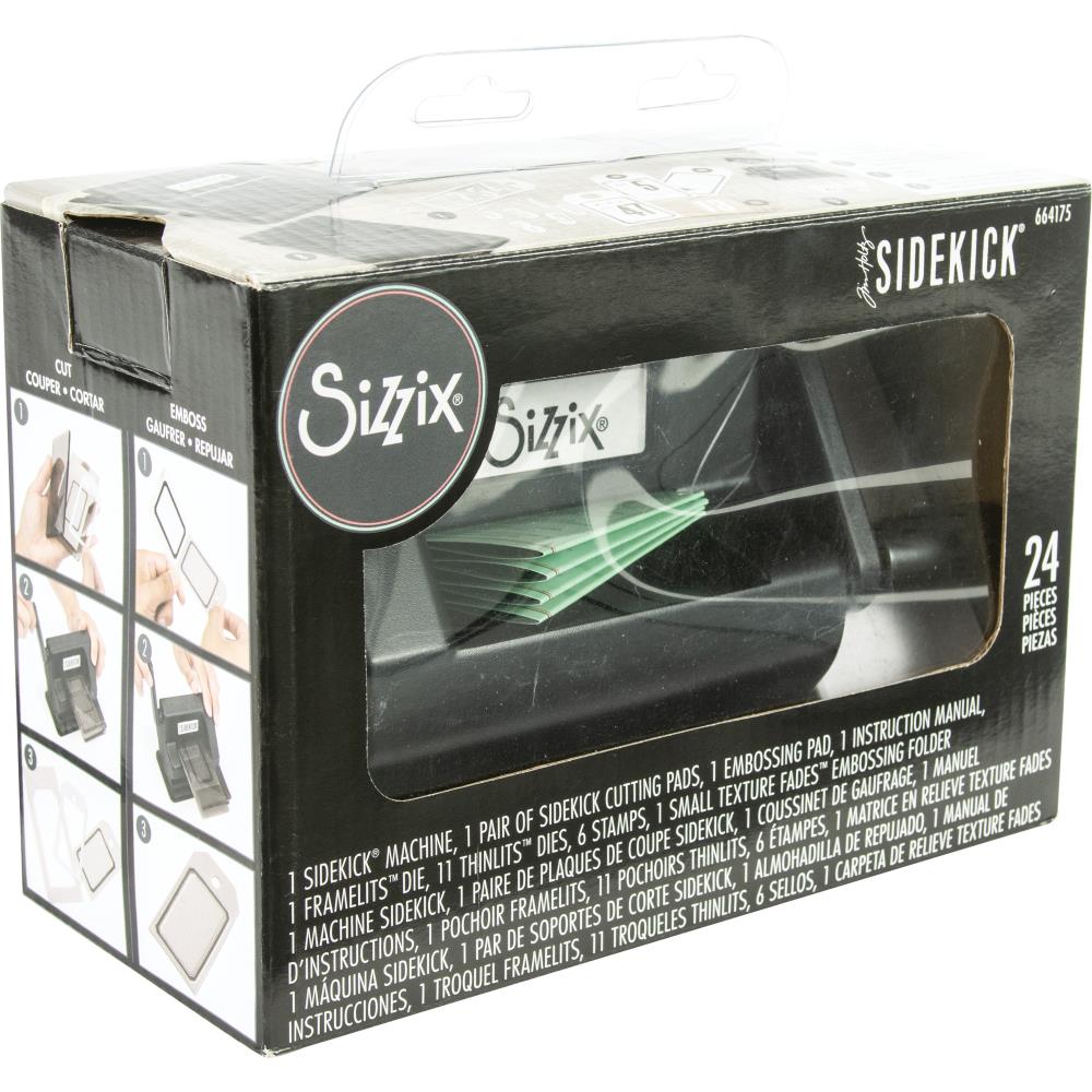 Sizzix - Tim Holtz - Sidekick - Starter Kit - Black-ScrapbookPal