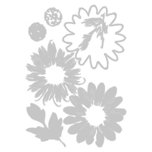 Sizzix - Tim Holtz - Thinlits Dies - Blossom - Scratch &amp; Dent-ScrapbookPal