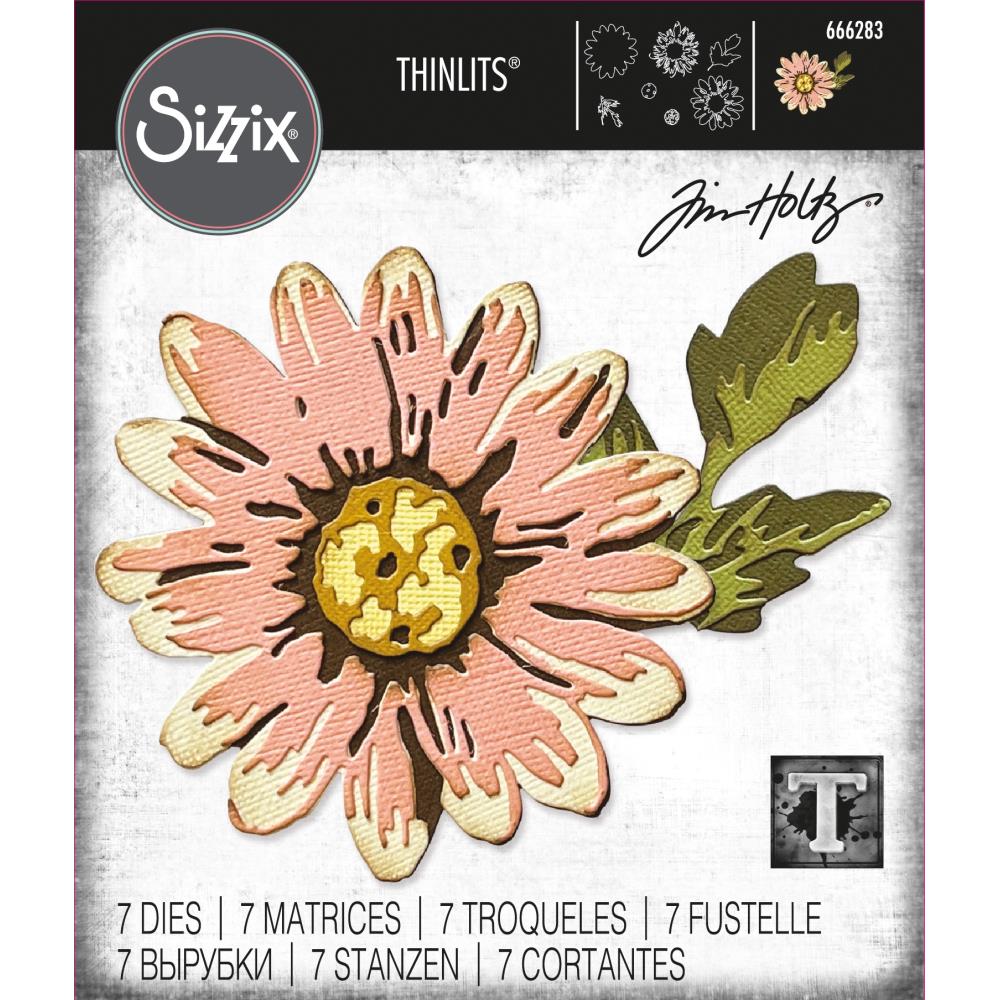 Sizzix - Tim Holtz - Thinlits Dies - Blossom - Scratch &amp; Dent-ScrapbookPal