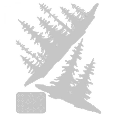 Sizzix - Tim Holtz - Thinlits Dies - Forest Shadows-ScrapbookPal