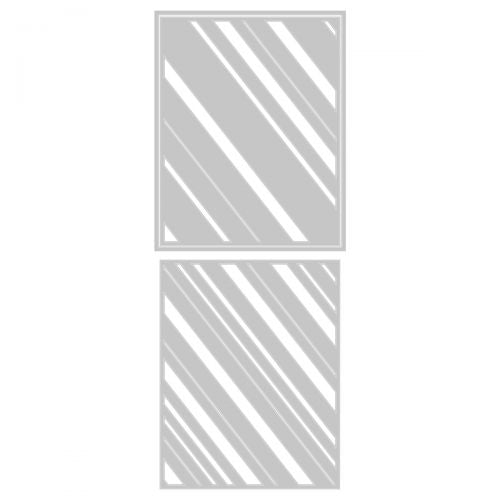 Sizzix - Tim Holtz - Thinlits Dies - Layered Stripes-ScrapbookPal