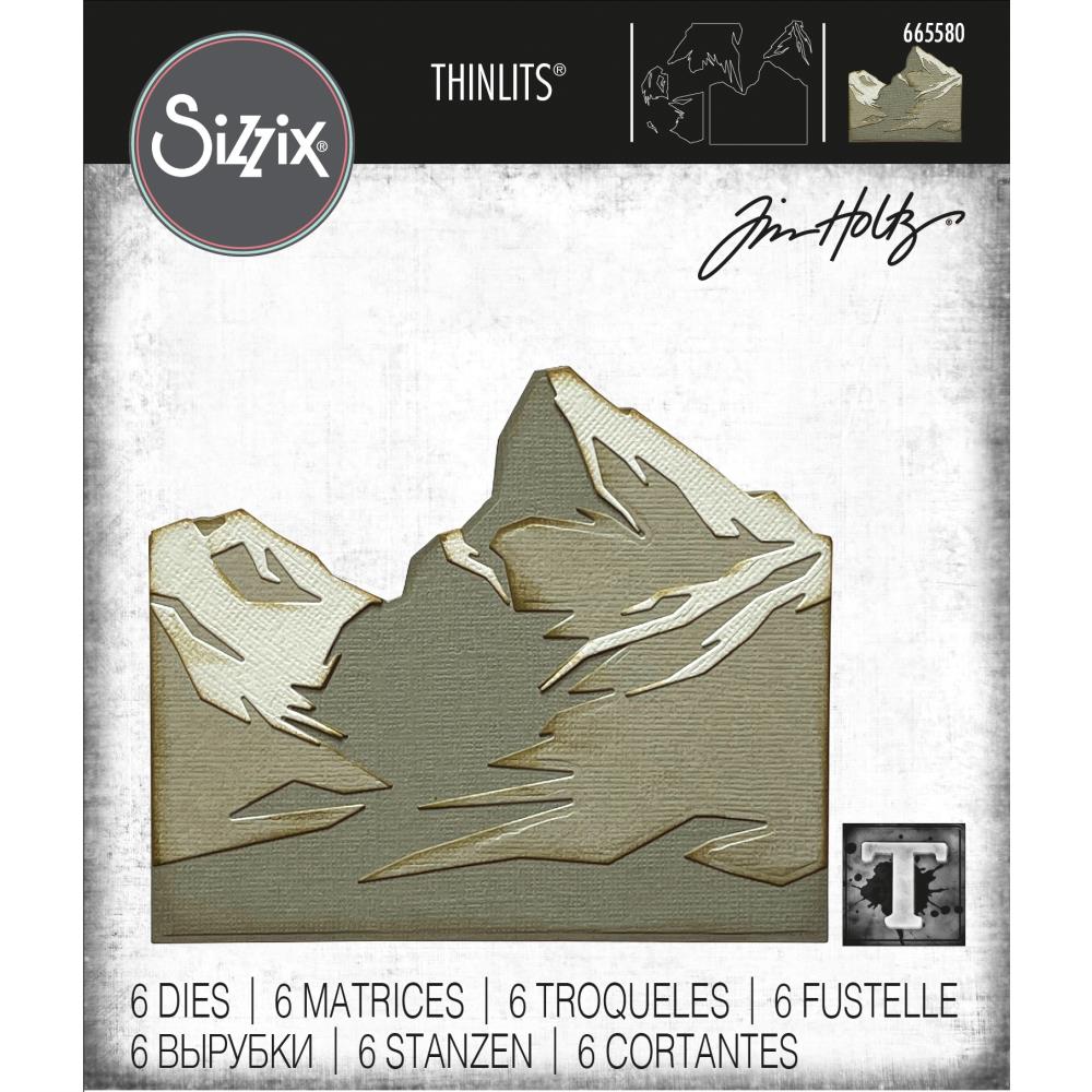 Sizzix - Tim Holtz - Thinlits Dies - Mountain Top-ScrapbookPal