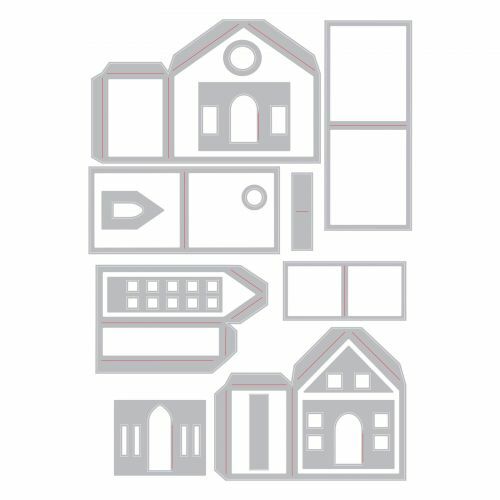 Sizzix - Tim Holtz - Thinlits Dies - Paper Village-ScrapbookPal