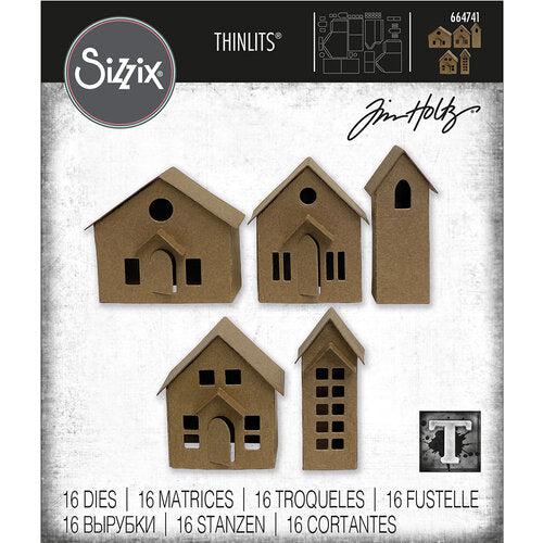 Sizzix - Tim Holtz - Thinlits Dies - Paper Village-ScrapbookPal