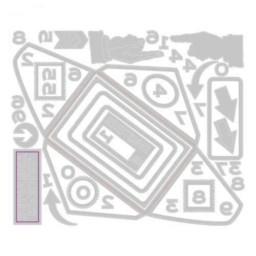 Sizzix - Tim Holtz - Thinlits Dies - Postale-ScrapbookPal