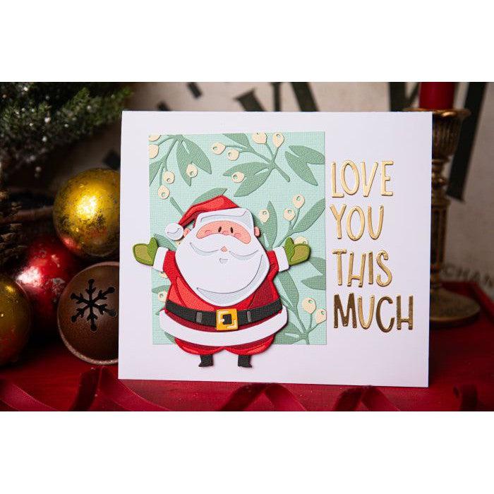 Sizzix - Tim Holtz - Thinlits Dies - Santa Greetings Colorize-ScrapbookPal