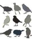 Sizzix - Tim Holtz - Thinlits Dies - Silhouette Birds-ScrapbookPal