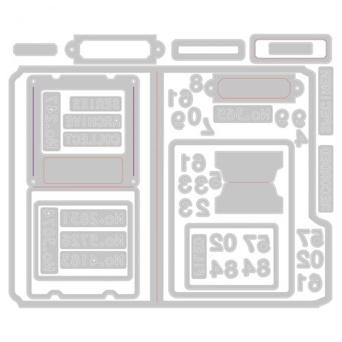 Sizzix - Tim Holtz - Thinlits Dies - Specimen-ScrapbookPal